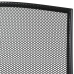 Juego de comedor de jardín 9 piezas acero gris antracita