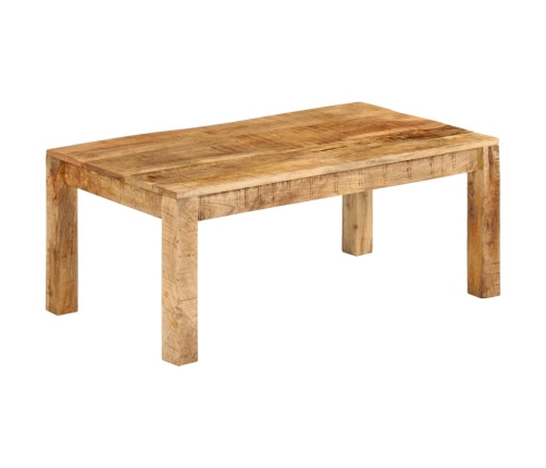 Mesa de centro de madera maciza mango 100x55x40 cm