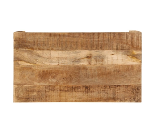 Mesa de centro de madera maciza mango 100x55x40 cm