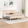 Estructura de cama con cabecero madera maciza de pino 180x200cm