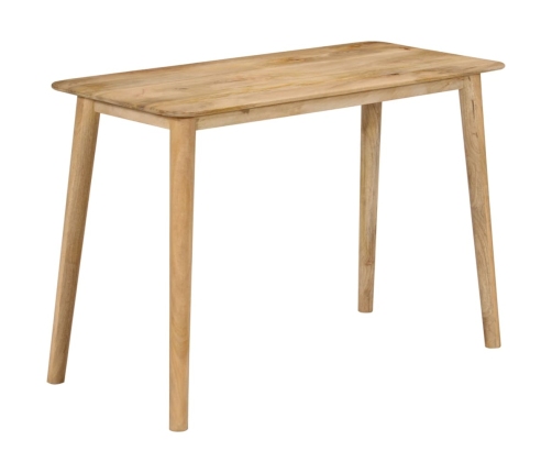 Mesa de comedor madera maciza de mango 112x52x76 cm