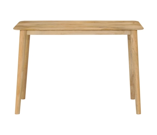 Mesa de comedor madera maciza de mango 112x52x76 cm