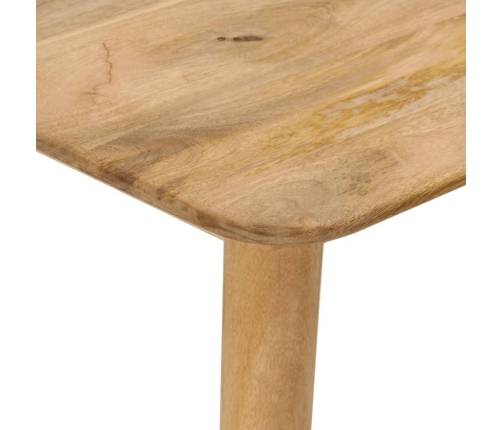 Mesa de comedor madera maciza de mango 112x52x76 cm