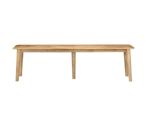 Banco de madera maciza de mango 160x40x45 cm