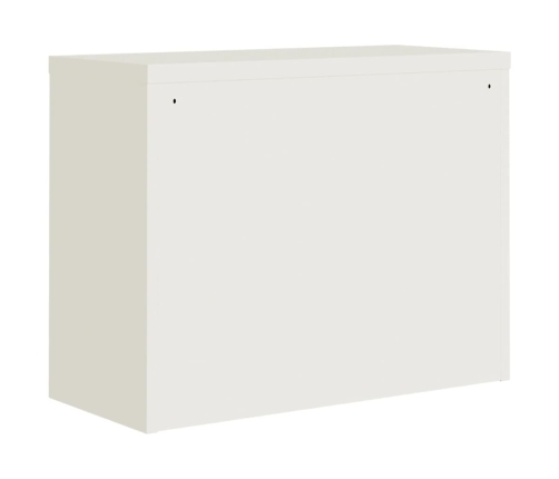 Armario archivador acero blanco 90x40x110 cm