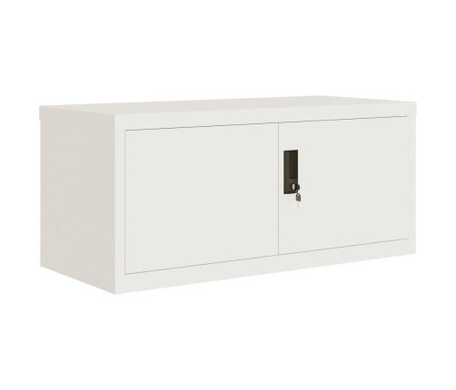 Armario archivador acero blanco 90x40x130 cm