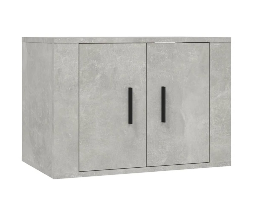 Muebles para TV de pared 2 uds gris hormigón 57x34,5x40 cm