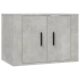 Muebles para TV de pared 2 uds gris hormigón 57x34,5x40 cm