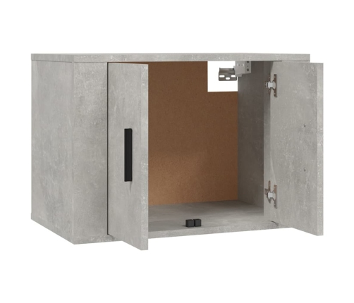 Muebles para TV de pared 2 uds gris hormigón 57x34,5x40 cm