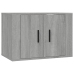 Muebles para TV de pared 2 uds gris Sonoma 57x34,5x40 cm