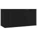 Muebles para TV de pared 2 uds negro 80x34,5x40 cm