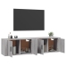 Muebles para TV de pared 2 uds gris Sonoma 80x34,5x40 cm