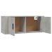 Muebles para TV de pared 2 uds gris hormigón 100x34,5x40 cm