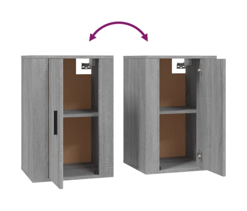 Set de muebles para TV 2 pzas madera contrachapada gris Sonoma