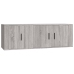 Set de muebles para TV 2 pzas madera contrachapada gris Sonoma