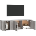 Set de muebles para TV 2 pzas madera contrachapada gris Sonoma