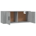 Set de muebles para TV 2 pzas madera contrachapada gris Sonoma