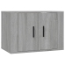 Set de muebles para TV 4 pzas madera contrachapada gris Sonoma