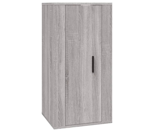 Set de muebles para TV 2 pzas madera contrachapada gris Sonoma