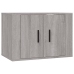 Set de muebles para TV 3 pzas madera contrachapada gris Sonoma