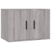 Set de muebles para TV 4 pzas madera contrachapada gris Sonoma