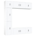 vidaXL Set de muebles para TV 7 piezas madera contrachapada blanco