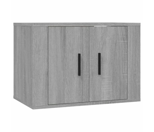 vidaXL Set de muebles para TV 3 pzas madera contrachapada gris Sonoma