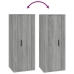 Set de muebles para TV 4 pzas madera contrachapada gris Sonoma