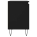 Mesitas de noche 2 uds madera de ingeniería negro 40x30x50 cm