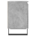 vidaXL Mesitas de noche 2 uds madera gris hormigón 40x30x50 cm