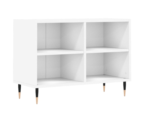 vidaXL Mueble de TV madera de ingeniería blanco 69,5x30x50 cm