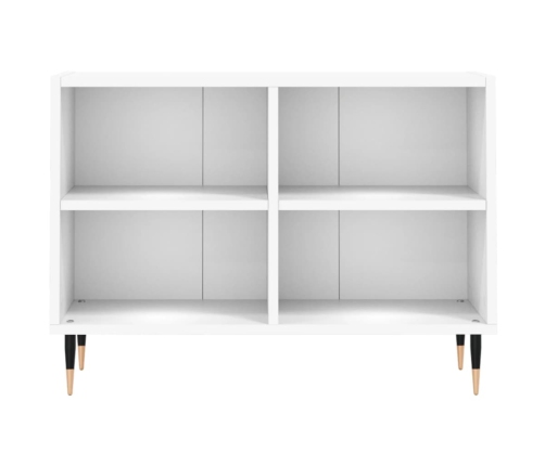 vidaXL Mueble de TV madera de ingeniería blanco 69,5x30x50 cm