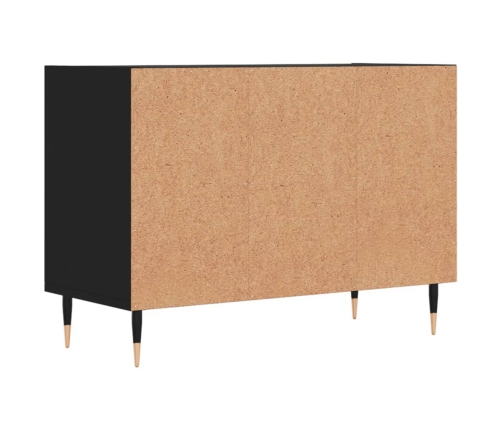 vidaXL Mueble de TV madera de ingeniería negro 69,5x30x50 cm