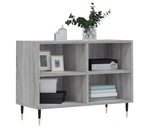 vidaXL Mueble de TV madera de ingeniería gris Sonoma 69,5x30x50 cm