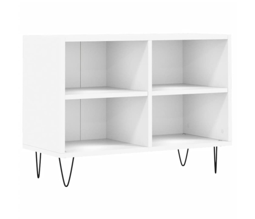 Mueble de TV madera de ingeniería blanco 69,5x30x50 cm