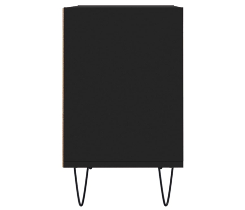 Mueble de TV madera de ingeniería negro 69,5x30x50 cm