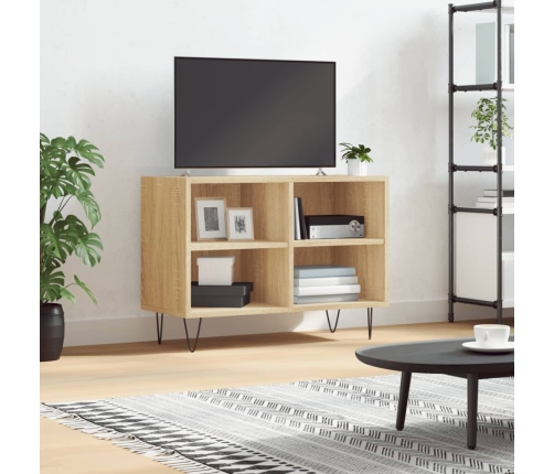 Mueble de TV madera de ingeniería roble Sonoma 69,5x30x50 cm