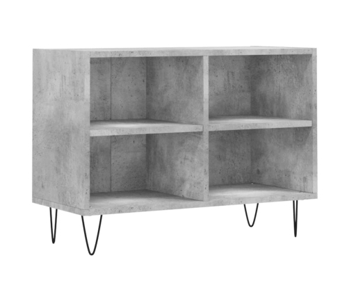 vidaXL Mueble de TV madera de ingeniería gris hormigón 69,5x30x50 cm