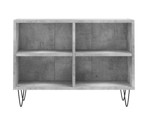 vidaXL Mueble de TV madera de ingeniería gris hormigón 69,5x30x50 cm