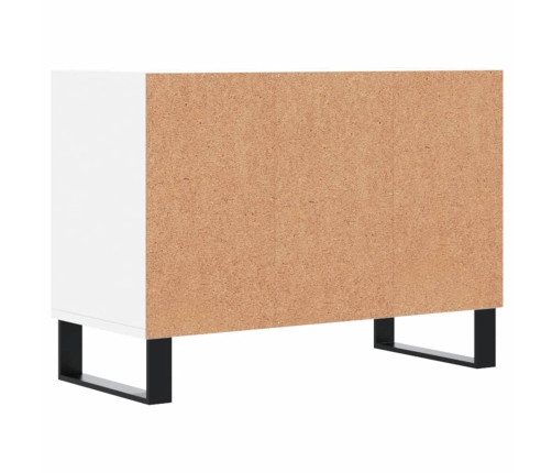 Mueble de TV madera de ingeniería blanco 69,5x30x50 cm