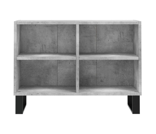 Mueble de TV madera de ingeniería gris hormigón 69,5x30x50 cm