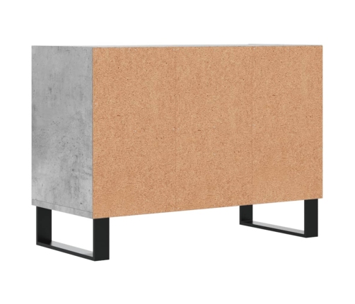 Mueble de TV madera de ingeniería gris hormigón 69,5x30x50 cm