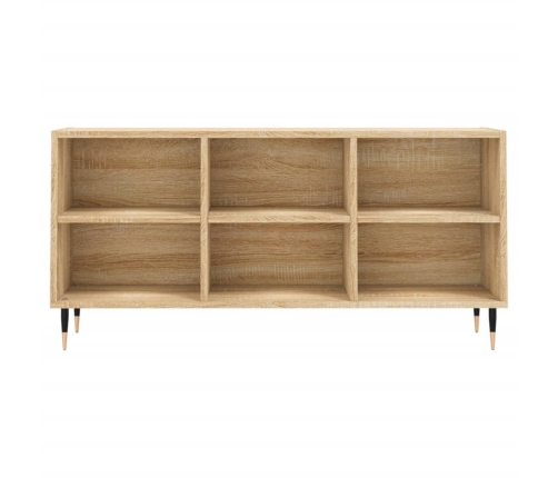 vidaXL Mueble de TV madera de ingeniería roble Sonoma 103,5x30x50 cm