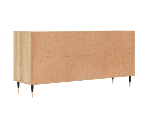 vidaXL Mueble de TV madera de ingeniería roble Sonoma 103,5x30x50 cm