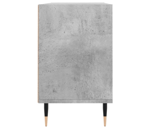 Mueble de TV madera de ingeniería gris hormigón 103,5x30x50 cm