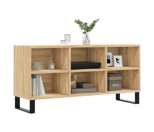 Mueble de TV madera de ingeniería roble Sonoma 103,5x30x50 cm