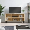 Mueble de TV madera de ingeniería roble Sonoma 103,5x30x50 cm