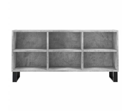 vidaXL Mueble de TV madera de ingeniería gris hormigón 103,5x30x50 cm