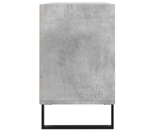 Mueble de TV madera de ingeniería gris hormigón 103,5x30x50 cm