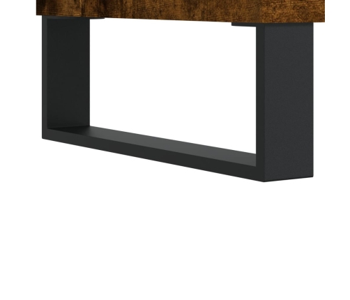 Mueble de TV madera de ingeniería roble ahumado 103,5x30x50 cm